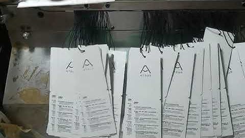 Automatic Hangtag Threader Machine with High Quality