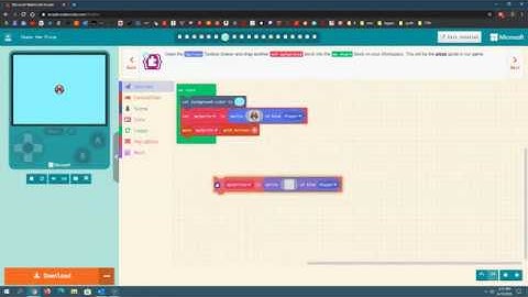 MakeCode Arcade - Chase the Pizza - Part 2
