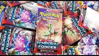 Opening 216 Pokemon Temporal Forces Booster Packs