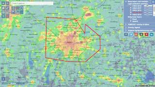 Light pollution map - VIIRS/DMSP raw raster extraction screenshot 4