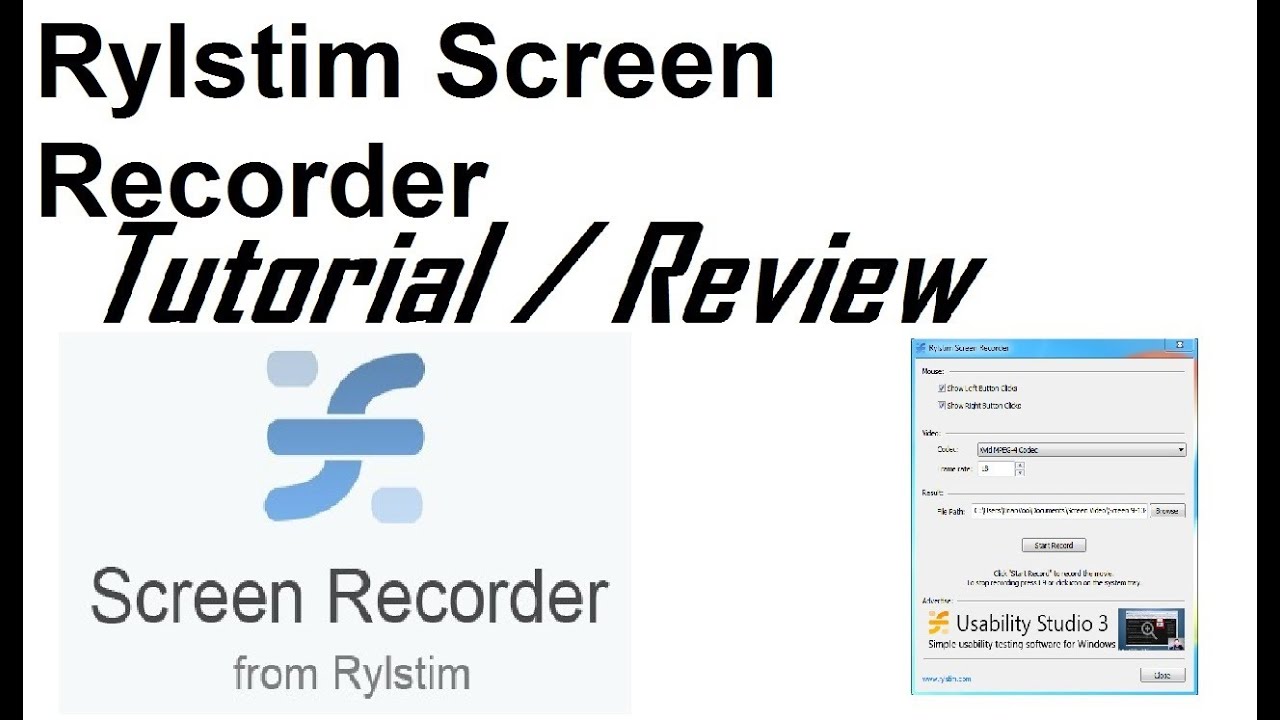 Youtube Software Series 1.13 Recording Software Rylstim Screen