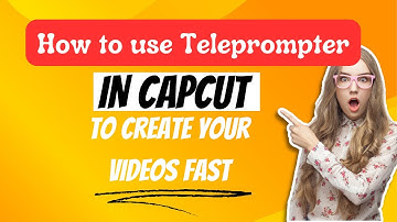 How To Use Capcut Teleprompter To Create Video Content Fast! #contentcreation