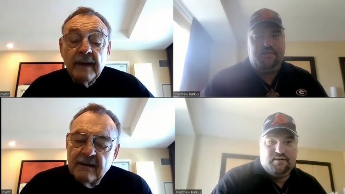 Bears Dick Butkus Talking To His Son Before His Death Nfl Hall Of Famer And Chicago Bears Legend