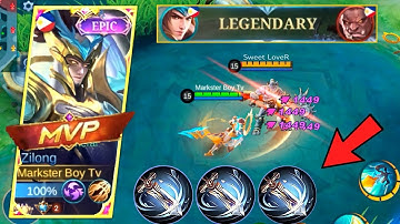 TRY THIS 500% (Insane Attack Speed + Hack Movement Speed)!!! ZILONG 3X WINDTALKER BUILD 2022 - MLBB
