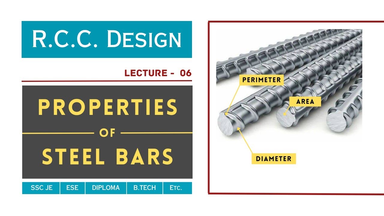 Properties of Steel Bars Round Bars Square Bars Lecture 06