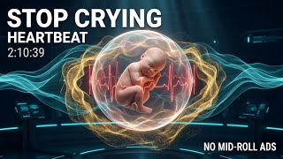 Stop Baby Crying 😴 Brown Noise + Heartbeat | Ether Sleep Lab