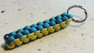 How To Make A Crown Sinnet (Box Knot) Paracord Keychain