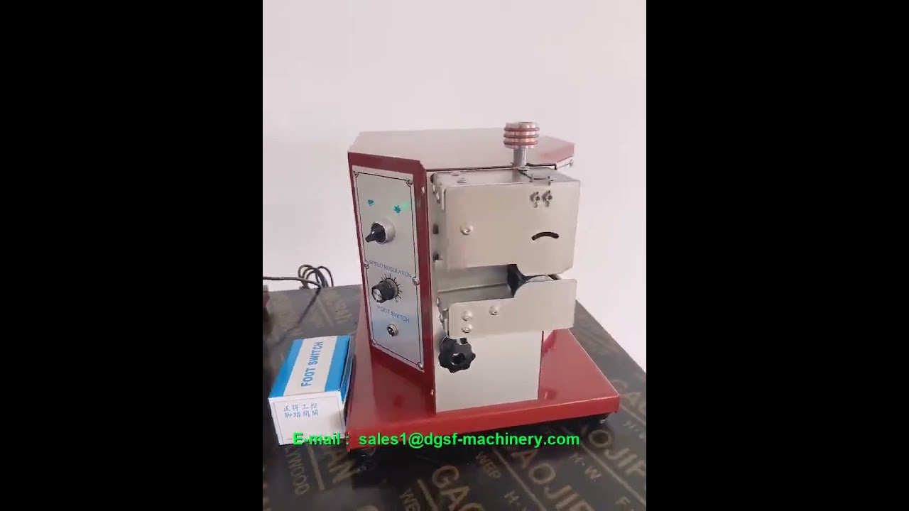 Hand Bag Handle and Leather Belt Trimming Machine YF 249 302V 3