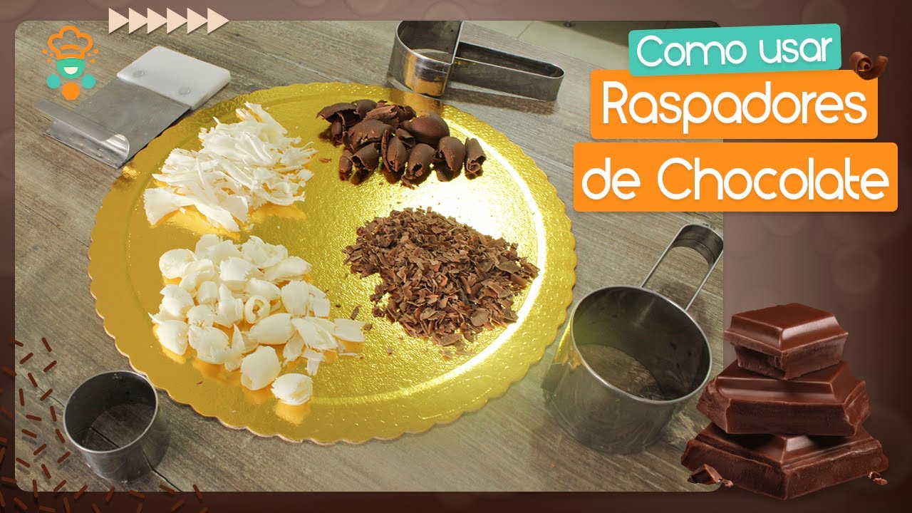 COMO FAZER RASPAS DE CHOCOLATE | COMO USAR