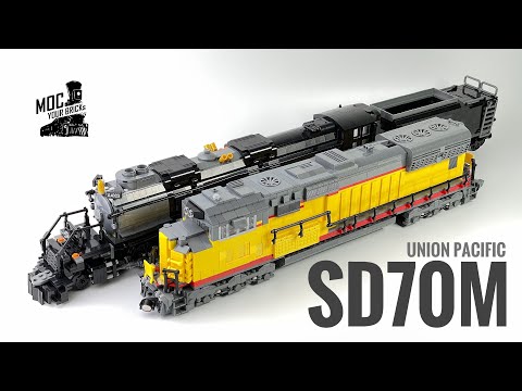Union Pacific SD70M, Speed Build, Letbricks. - YouTube