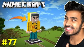 I BUILD MY OWN STATUE | MINECRAFT GAMEPLAY #77 screenshot 5