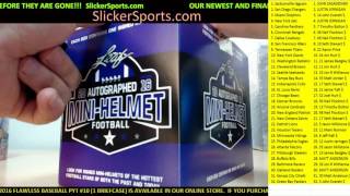 2016 LEAF AUTO FOOTBALL MINI HELMETS #11