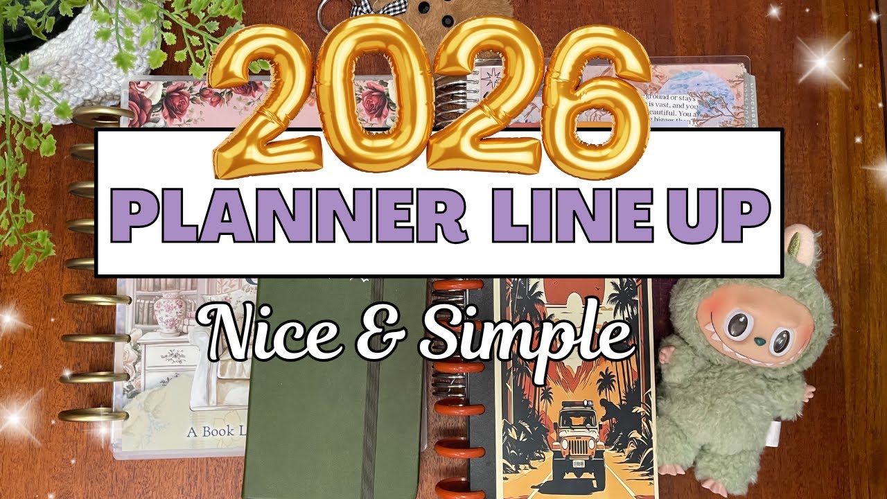 2026 Simple Planner Line Up - Better Late Than Never | Daily Grind | TN Journal | Erin Condren