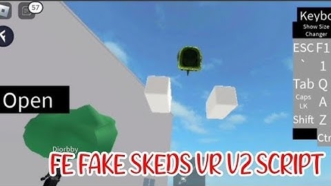 ROBLOX FE FAKE SKEDS VR V2 SCRIPT using FLUXUS EXECUTOR played at Fencing - script link on comments