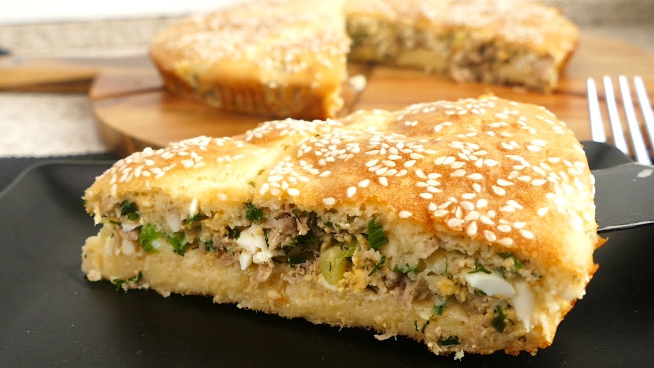 САМЫЙ ВКУСНЫЙ РЫБНЫЙ ЗАЛИВНОЙ ПИРОГ ЗА 30 МИНУТ!