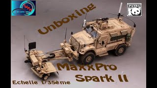 Montage Maquette M1235 MaxxPro Dash With Spark II Mine Roller 1/35ème Unboxing