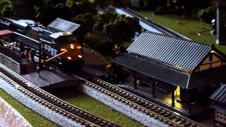 B-Train Shorty (N Scale Model Railroad) Japanese Layout