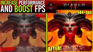 DIABLO 4 Guide: How to BOOST FPS and OPTIMISE Performance (Fix LAG & Stutters) screenshot 2