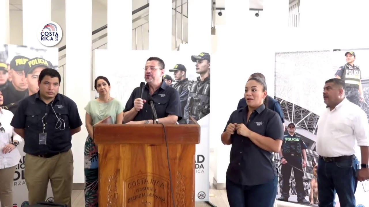 🔴 En vivo | Atención a prensa, Academia Nacional de Policía, Pococí