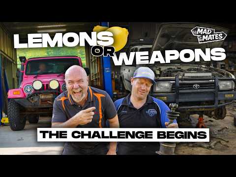 Lemons or Weapons? Jeep V Toyota, the challenge begins! | $10K Budget Build Challenge