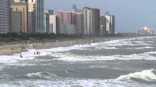 Ocean High Tide Myrtle Beach,  SC