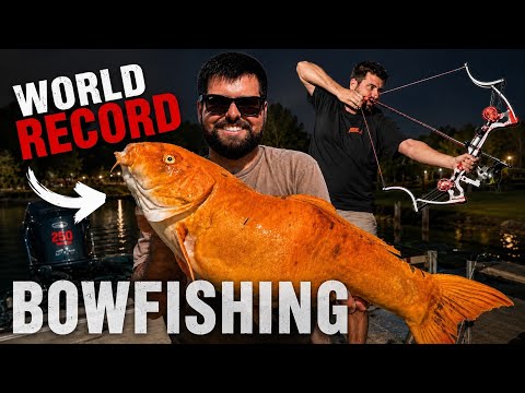 BOWFISHING A WORLD RECORD | Ultra Clear Water