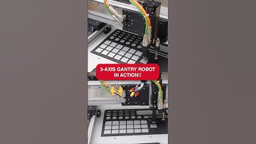 3-Axis gantry robot in action!!⚡️⚡️ #automation #linearmotor #innovation