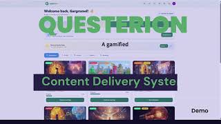 Amazing | Questerion - Gamified Elearning platform RPG Style with Open world navigation