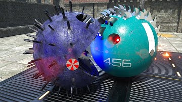 Pacman, Rolling Robot, and Excavator Robot – A High-Speed Chase Through the Labyrinth