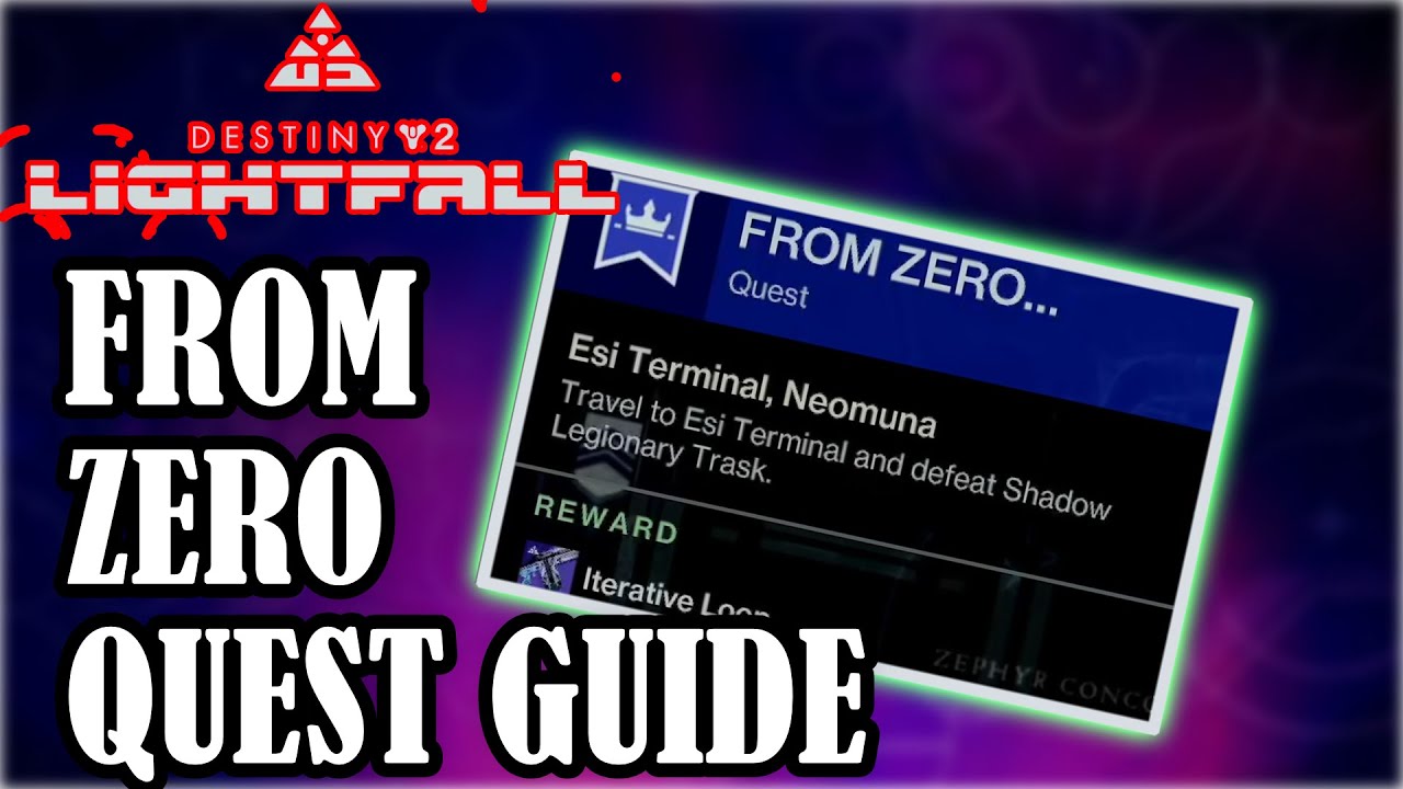 Destiny 2: Lightfall – How to complete From Zero quest - Dexerto