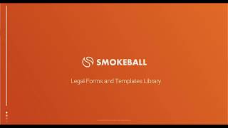 Smokeball Training - Forms and Templates Library