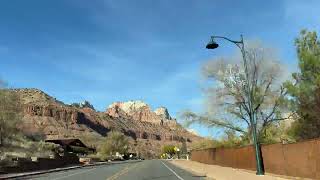 Downtown Springdale, Utah time lapse