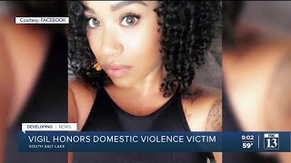 Vigil held for Salt Lake domestic violence shooting victim