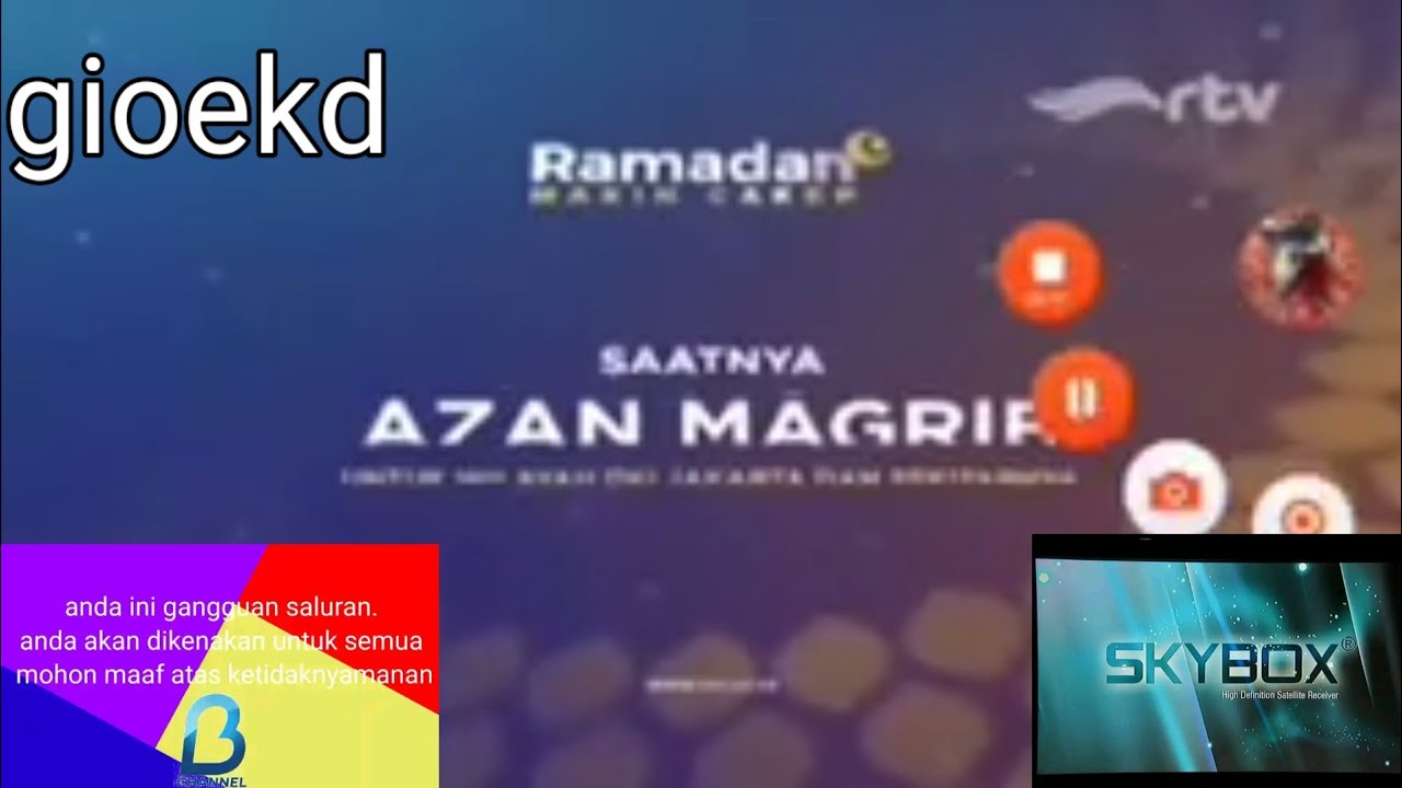 Bupar card azan magrib RTV 2020-2021 - YouTube