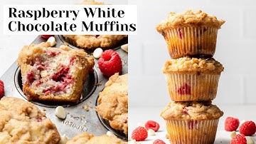 Raspberry White Chocolate Muffins