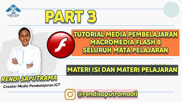 Part 3 Tutorial Macromedia Flash Materi Membuat Isi dan Materi Pembelajaran ~ Turis