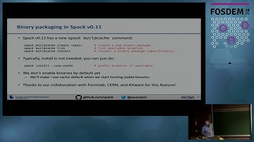 Binary packaging for HPC with Spack
