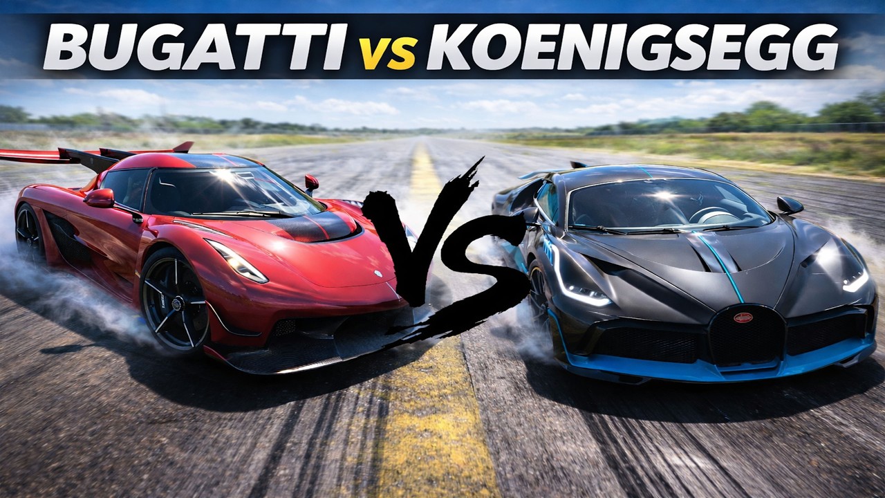 Bugatti vs Koenigsegg – Which Hypercar is Faster ? Forza Horizon  5 | Logitech G29 Gamplay