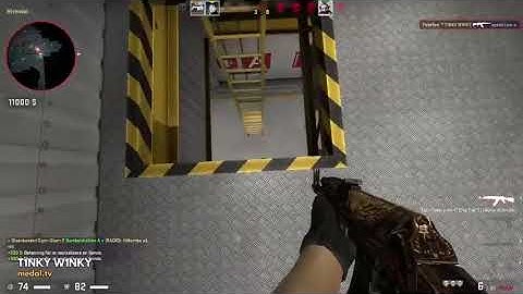 1v4 ACE clutch on nuke