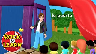 learn spanish common objects in a home english to spanish rock n learn
