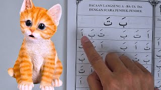 Anak Kucing Ngaji IQRO ALIF BA TA LUCU Banget - Iqro Jilid 1