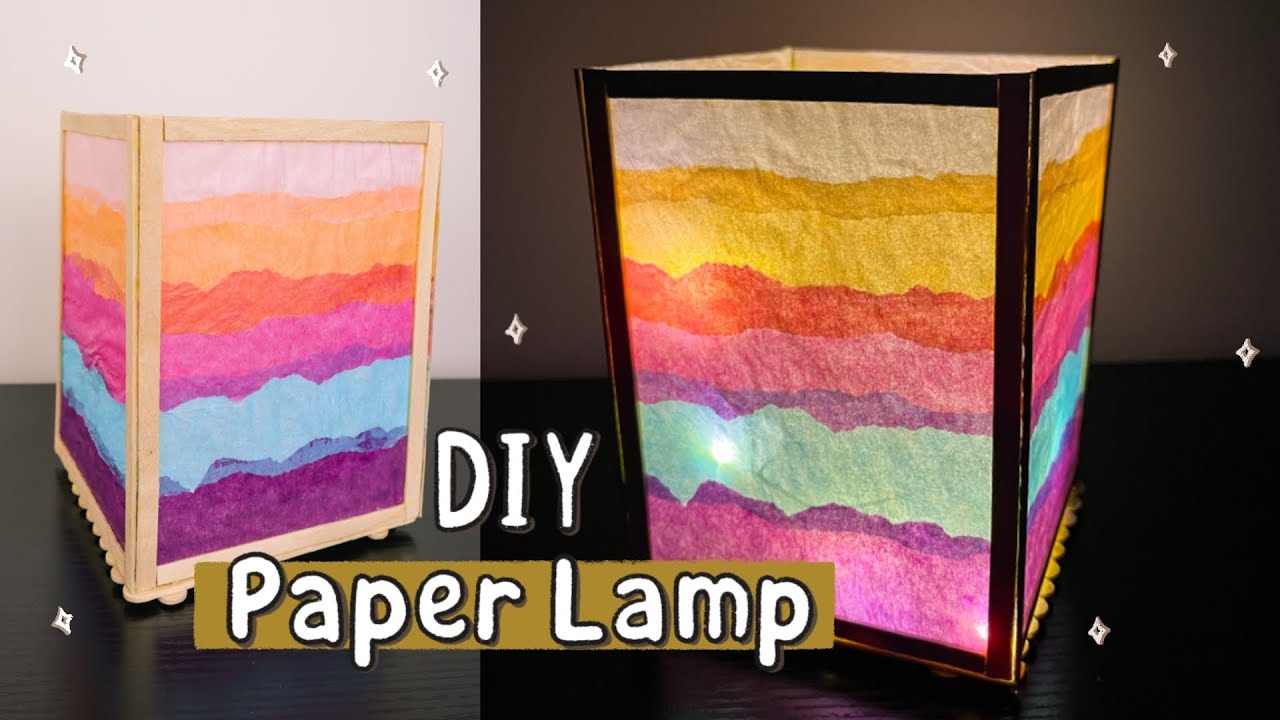 How to Make Table Lamp at Home With Paper: Easy DIY Guide