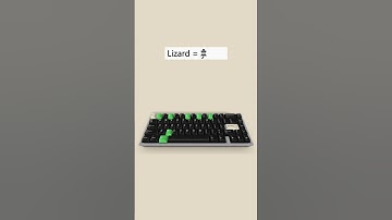 Lizard 𖠃 | Unicode Shortcut Key (Code 16803) | #computer #Symbol #typing #keyboard #tricks