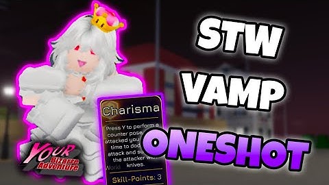 [YBA] Shadow The World Vamp has a ONESHOT COMBO...