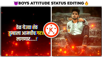 Kinemaster Video Editing New Style | Attitude Status Editing | Attitude Video Editing Kinemaster