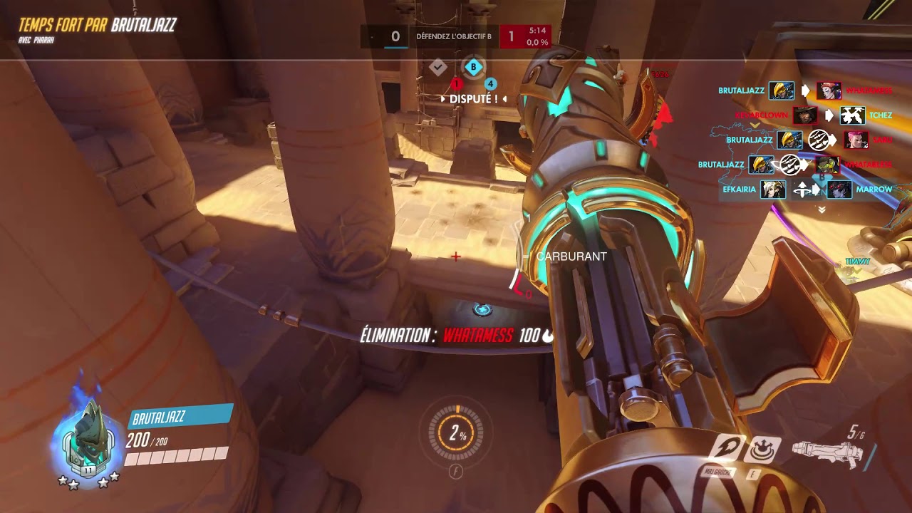 Pharah - anubis : Justice rain 3 kils 10-15