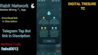 Rabbit Network mining app | Rabbit Network refferal code | crypto mining app | Cat gold miner Bot | screenshot 5