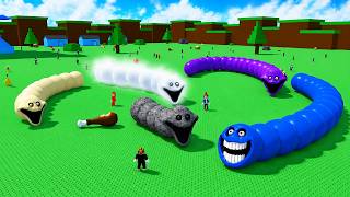 Become Hungry Worm Snake Roblox - New GHOST Skin Unlocked All Worms