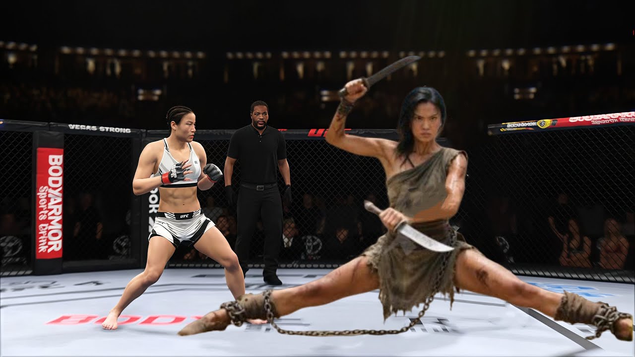 匈牙利女勇士精通特殊腿法,无敌,前来挑战张伟丽却被打倒EA SPORTS™ UFC® 4 19700101133454 - YouTube