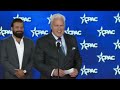 That was the wrong answer': Awkward moment CPAC conference cheers for Trump impeachment
